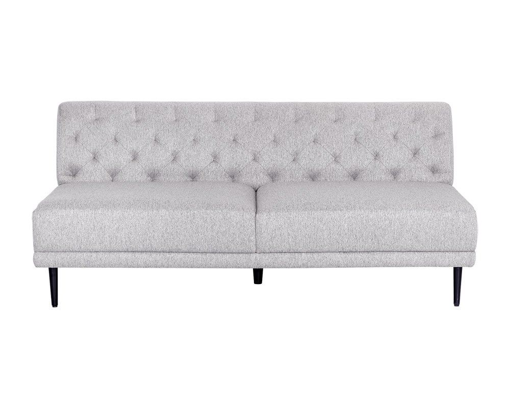 Delmar Armless Sofa - Trounce Aluminum - Image 7