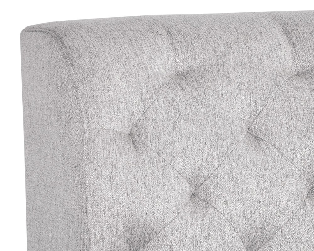 Delmar Armless Sofa - Trounce Aluminum - Image 4