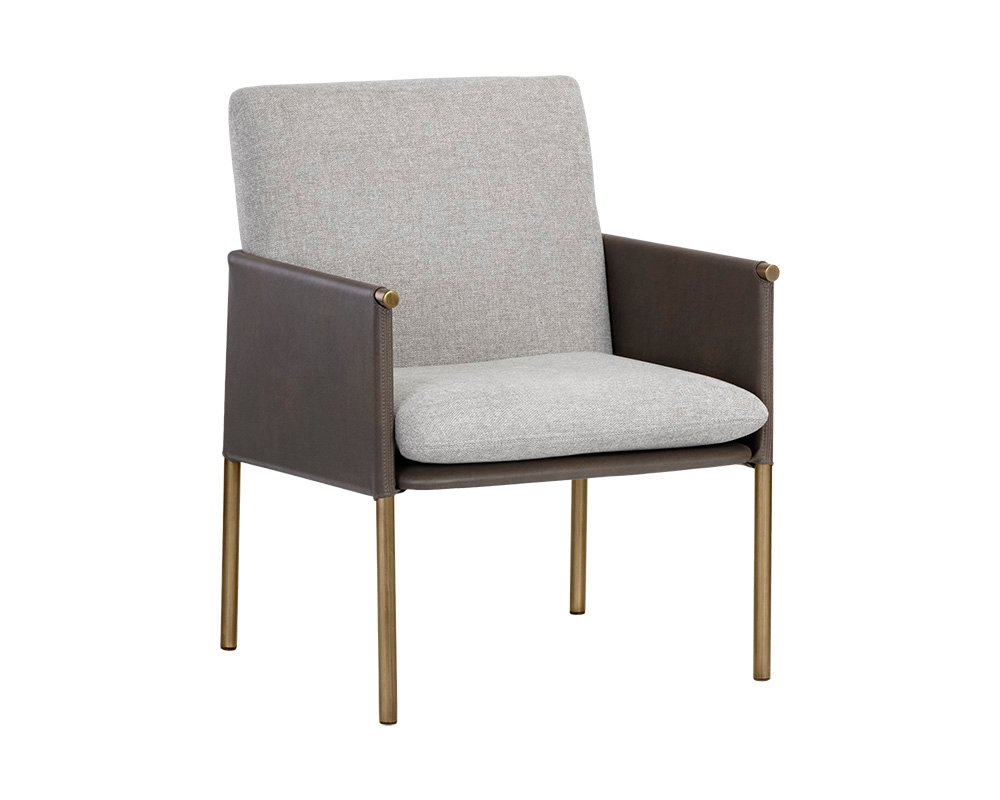 Bellevue Lounge Chair Belfast Heather Grey / Bravo Ash
