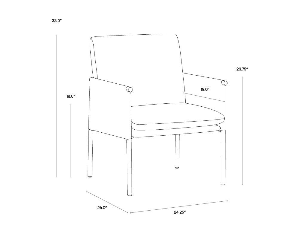 Bellevue Lounge Chair Belfast Heather Grey / Bravo Ash - Image 6