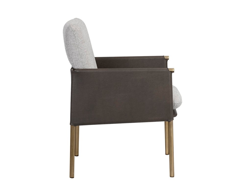 Bellevue Lounge Chair Belfast Heather Grey / Bravo Ash - Image 8