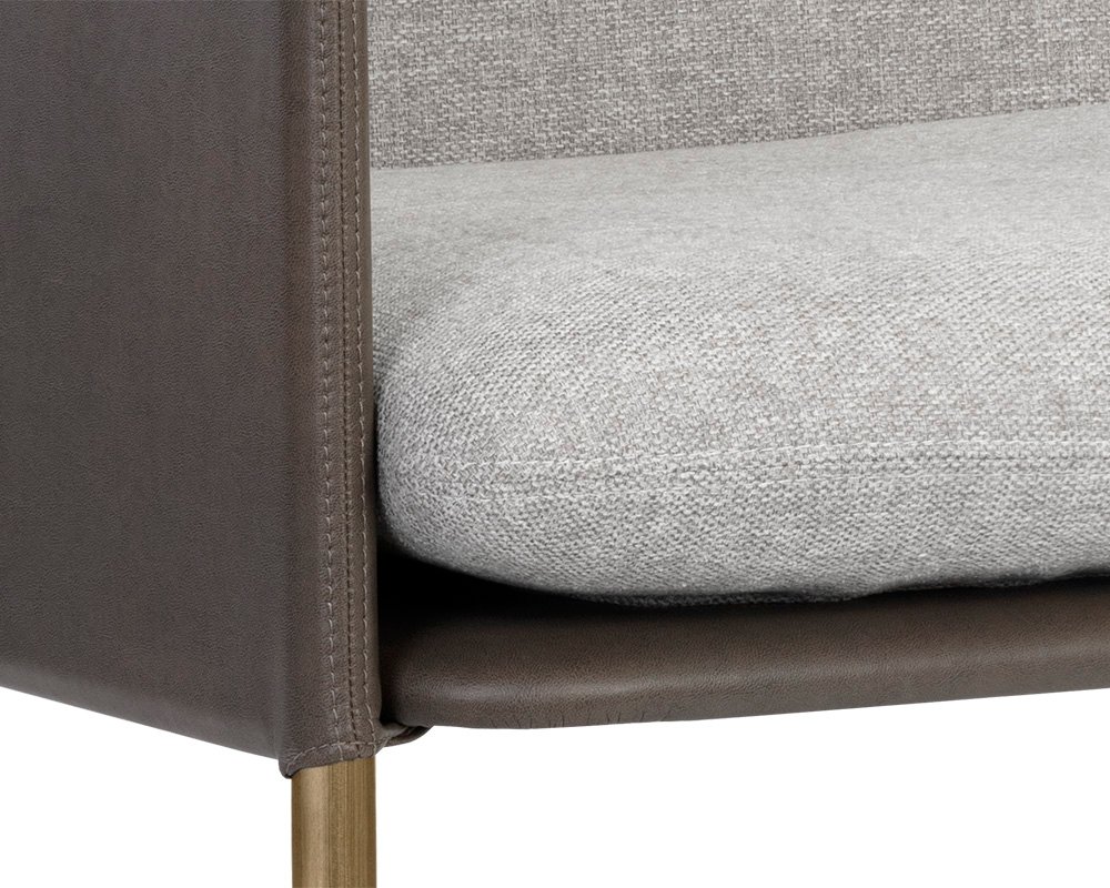 Bellevue Lounge Chair Belfast Heather Grey / Bravo Ash - Image 3