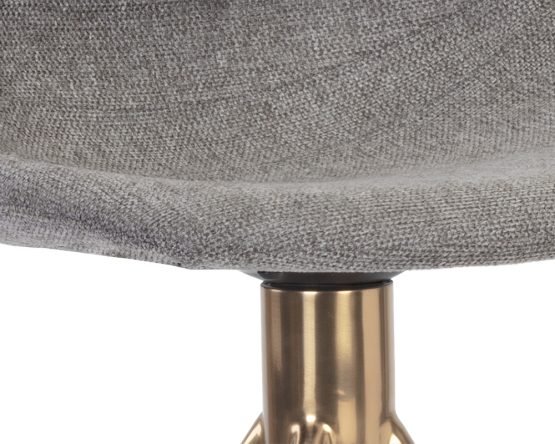 Andres Swivel Counter Stool Belfast Koala Grey - Image 3