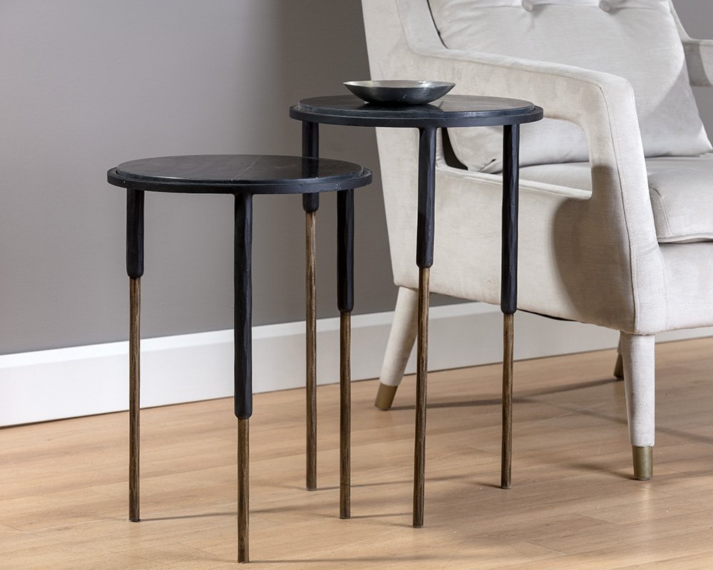 Kyrie Nesting End Tables (Set Of 2) Black - Image 4