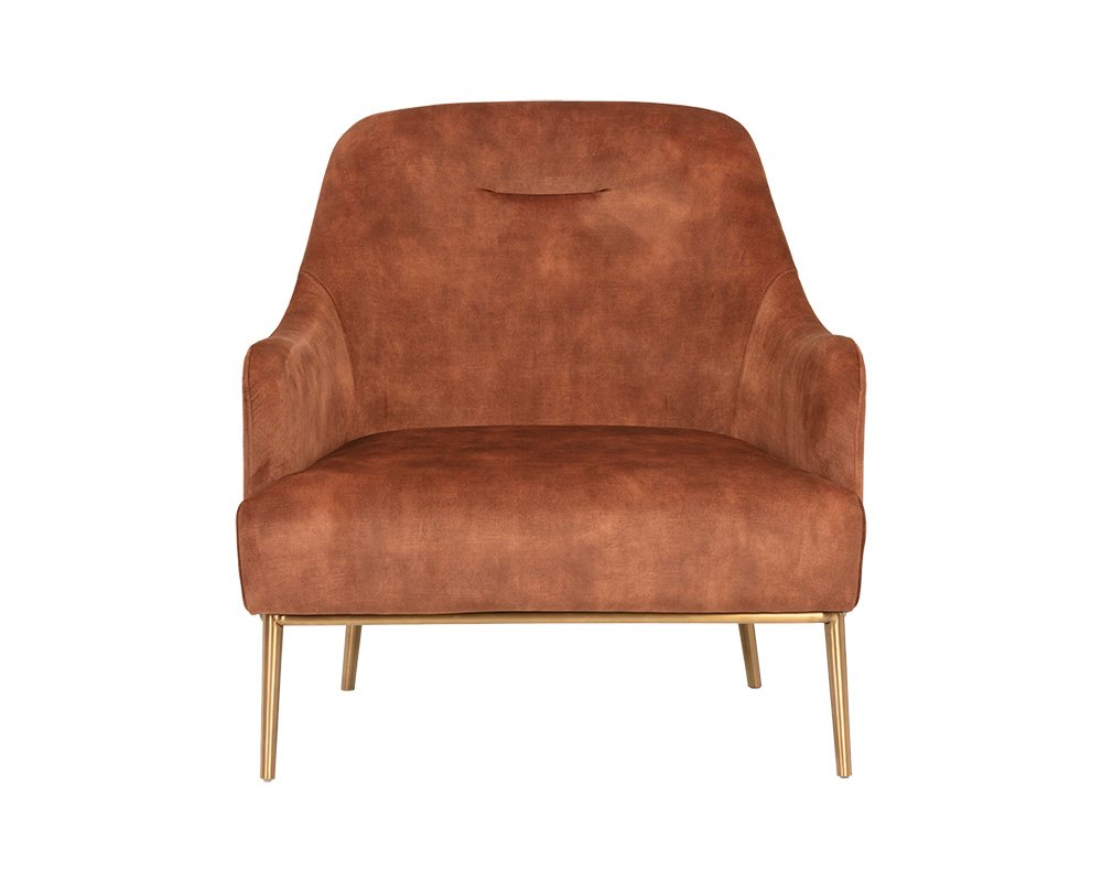 Cameron Lounge Chair Nono Rust - Image 7