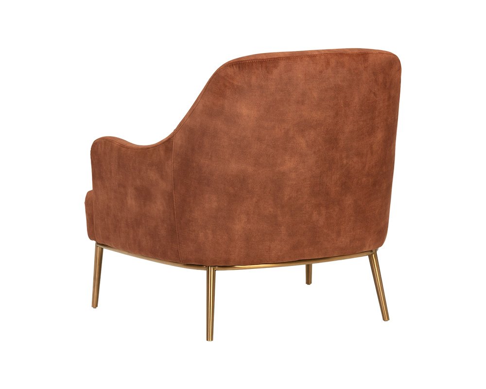 Cameron Lounge Chair Nono Rust - Image 9