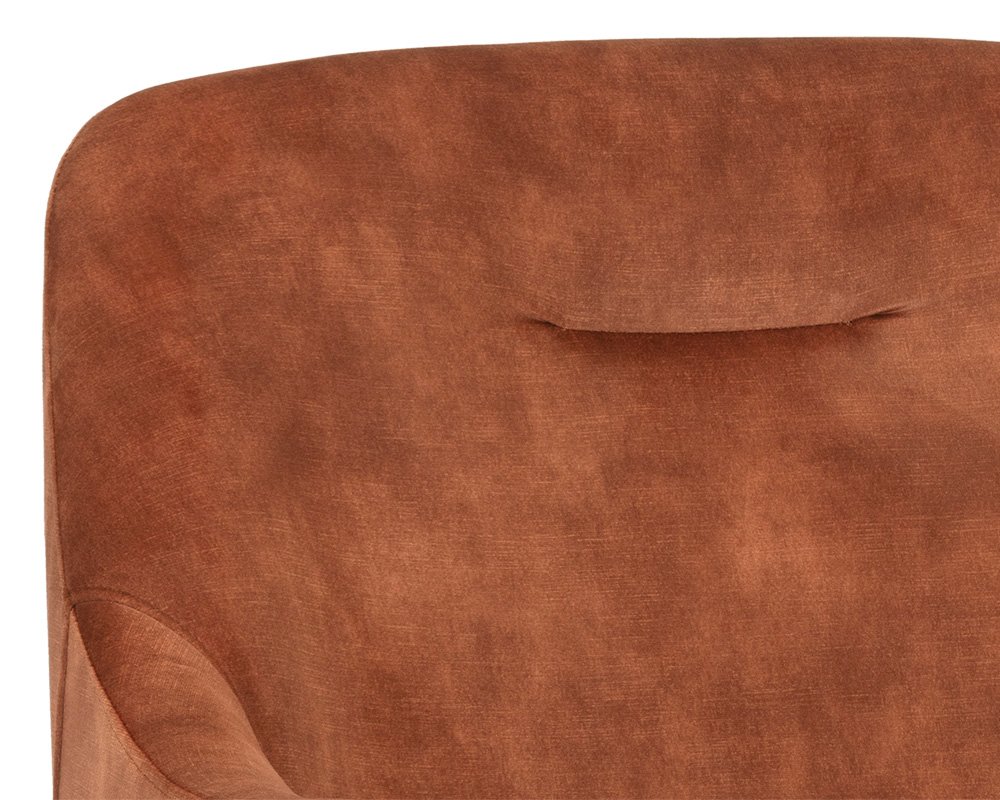 Cameron Lounge Chair Nono Rust - Image 3