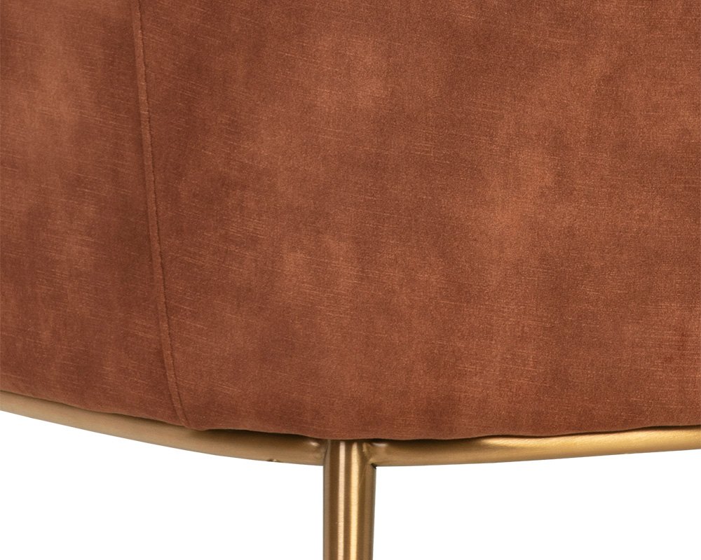 Cameron Lounge Chair Nono Rust - Image 4