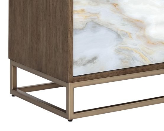 Fuentes Media Console And Cabinet Brown - Image 4