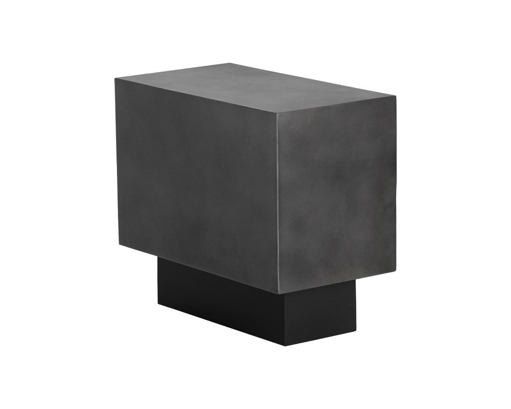Blakely Side Table Gunmetal - Image 2