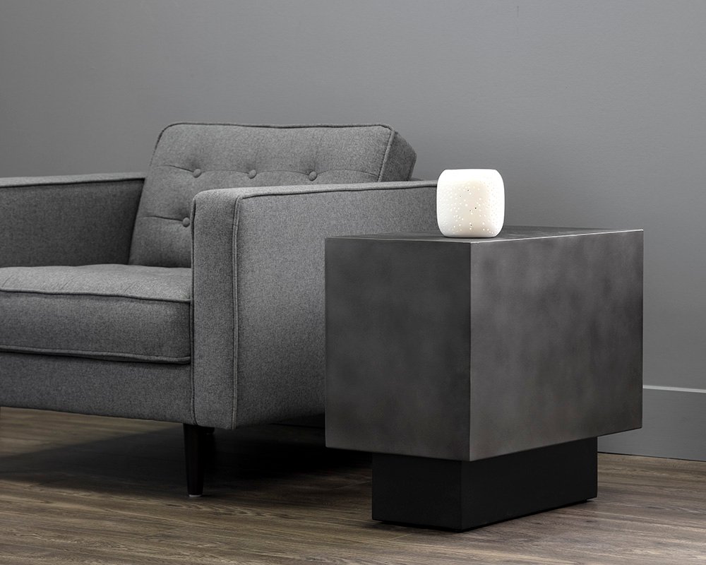 Blakely Side Table Gunmetal - Image 4