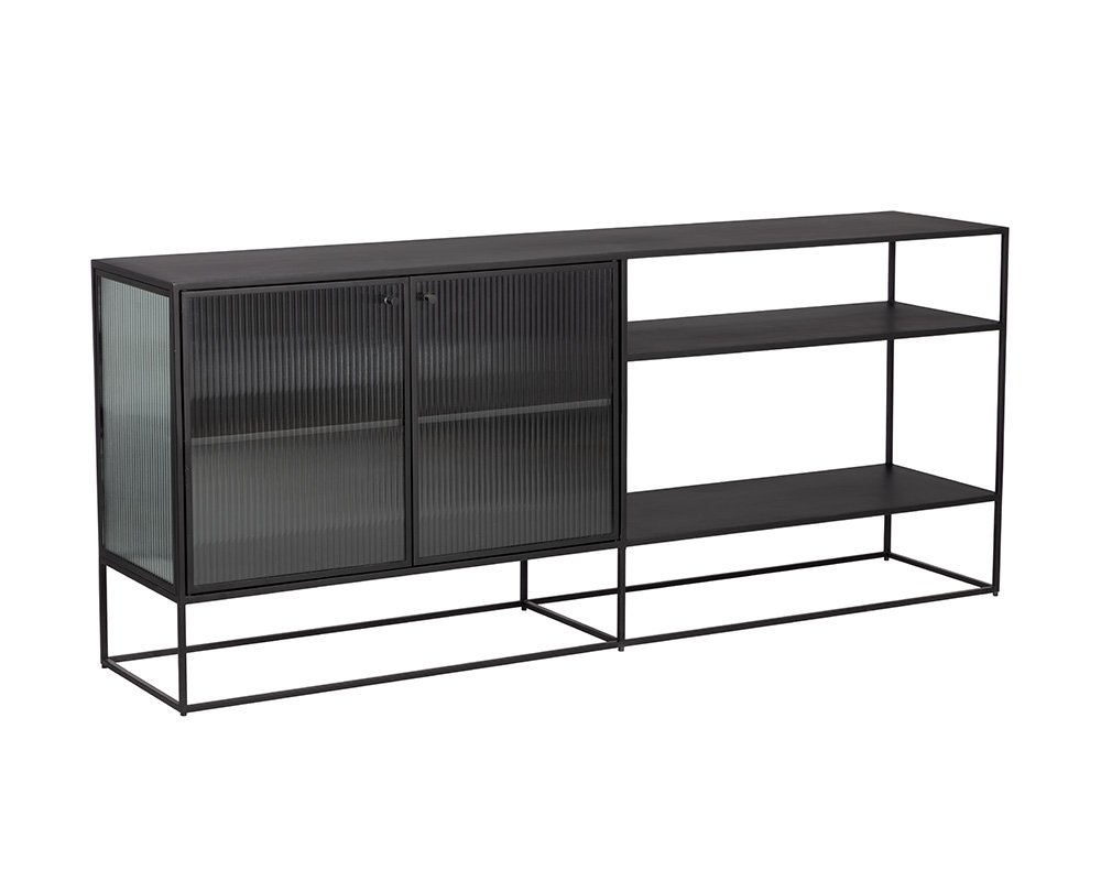 Parsons Sideboard - Large Black - Image 7