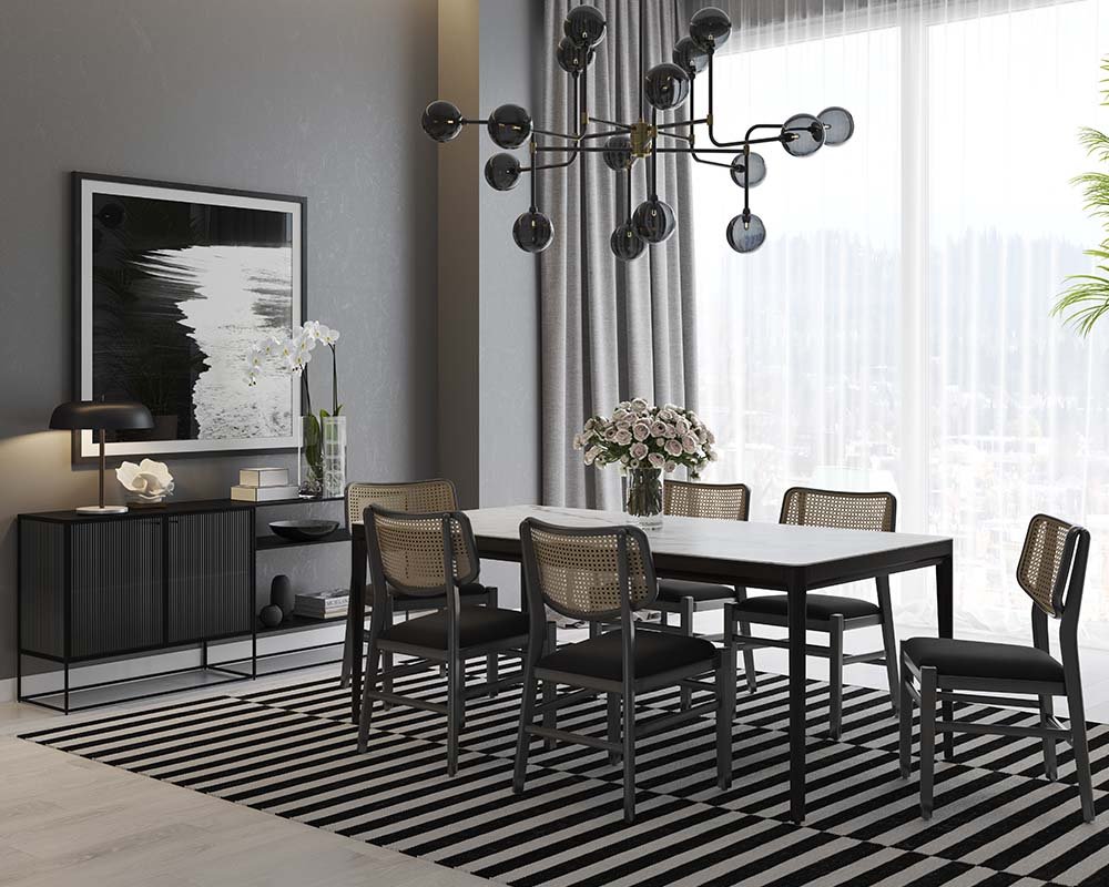 Parsons Sideboard - Large Black - Image 6