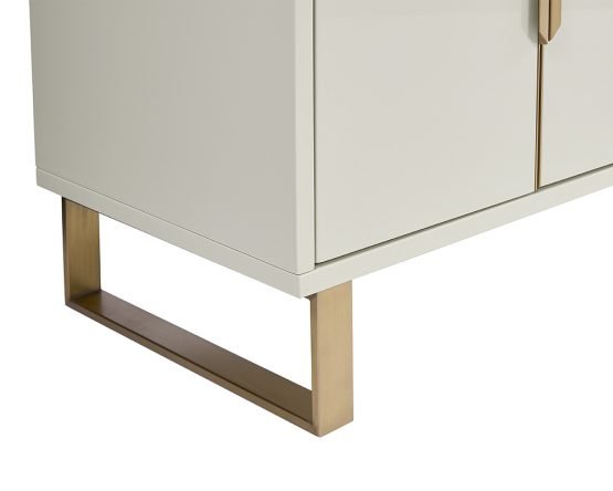 Barnette Media Console And Cabinet Cream - Image 4