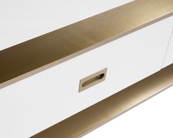 Brielle Media Console And Cabinet White - Image 4