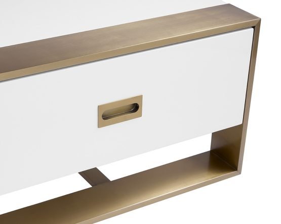 Brielle Media Console And Cabinet White - Image 5