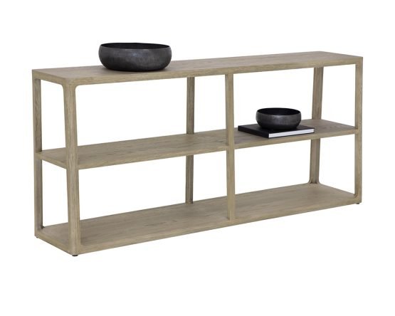 Doncaster Low Bookcase - Smoke Grey Smoke Grey
