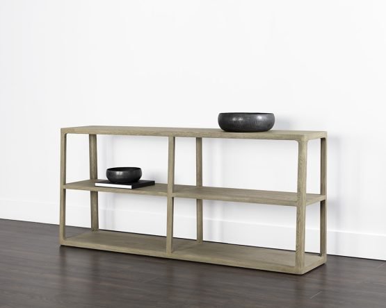 Doncaster Low Bookcase - Smoke Grey Smoke Grey - Image 2