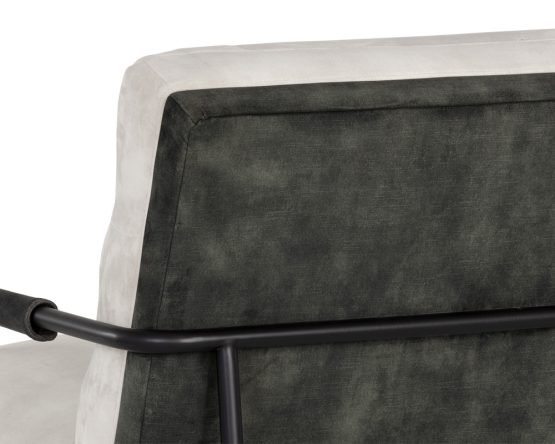 Tristen Lounge Chair Nono Cream / Nono Dark Green - Image 6