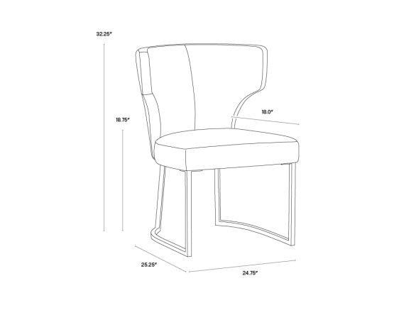 Yorkville Dining Chair Moto Stucco - Image 6