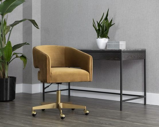 Claren Office Chair Gold Sky - Image 3
