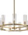 Clarabelle Chandelier - Small Brass