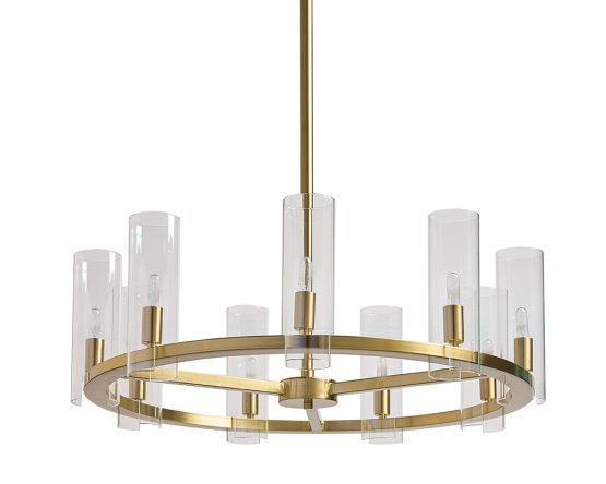 Clarabelle Chandelier - Small Brass - Image 7