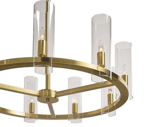 Clarabelle Chandelier - Small Brass - Image 2