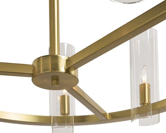 Clarabelle Chandelier - Small Brass - Image 3