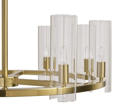 Clarabelle Chandelier - Small Brass - Image 5
