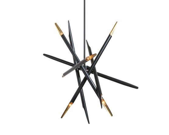 Serwin Chandelier Black