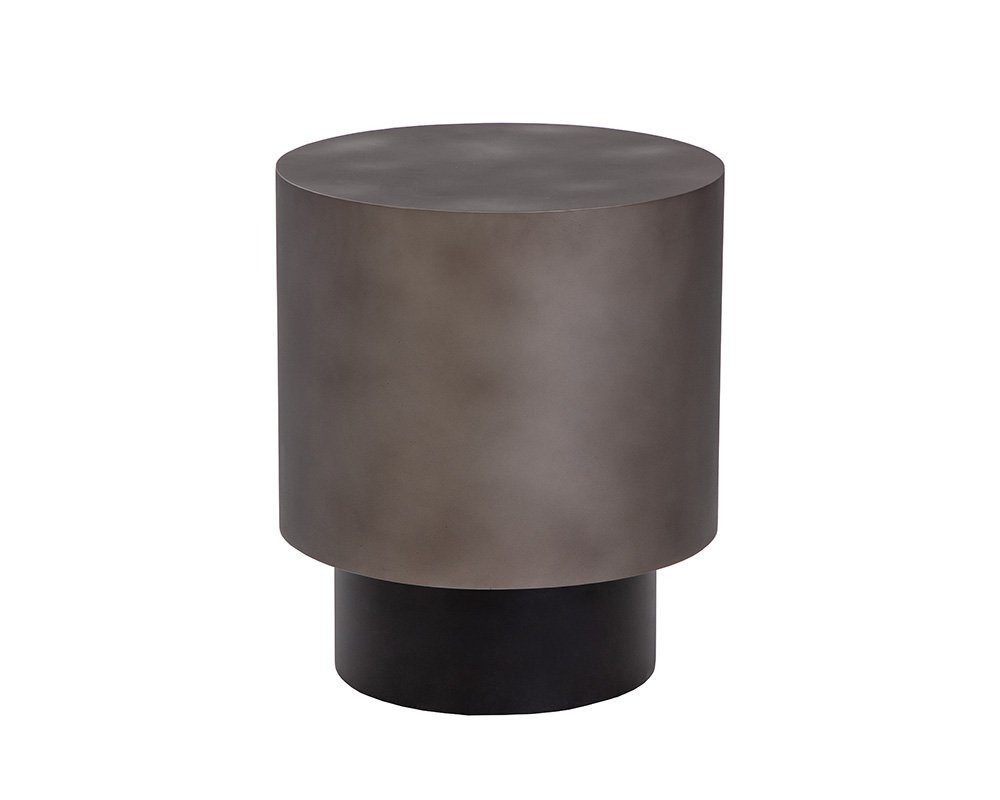Bernaby End Table Gunmetal - Image 2