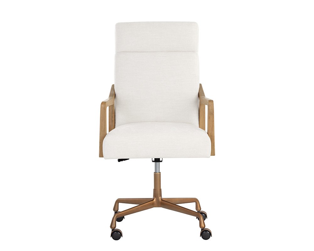 Collin Office Chair - Natural Heather Ivory Tweed - Image 7