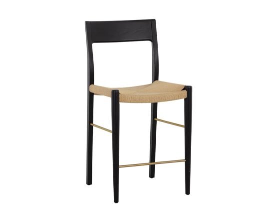 Bondi Counter Stool - Black Black