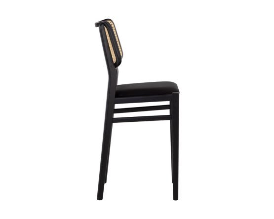 Annex Counter Stool Velvet Black - Image 7