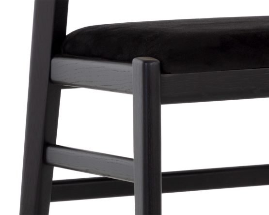 Annex Counter Stool Velvet Black - Image 4
