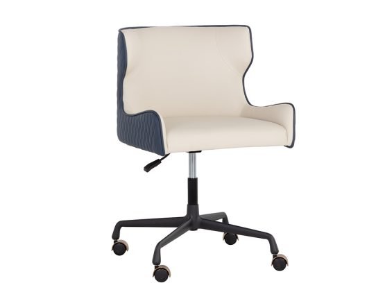 Gianni Office Chair Dillon Cream / Dillon Thunder