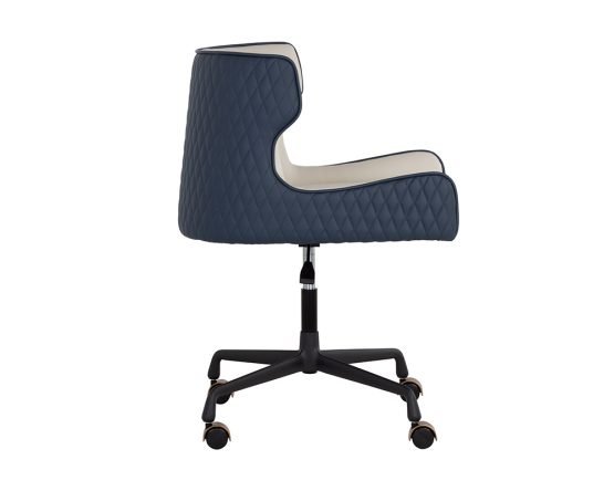 Gianni Office Chair Dillon Cream / Dillon Thunder - Image 8