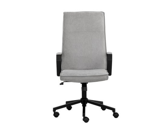 Swanson Office Chair Polo Club Stone / Bravo Metal - Image 7
