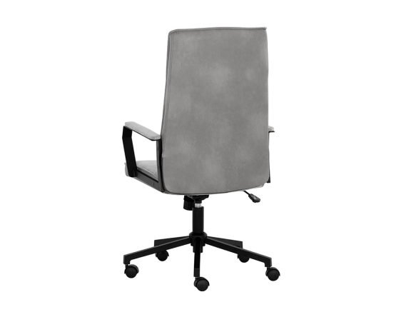 Swanson Office Chair Polo Club Stone / Bravo Metal - Image 2