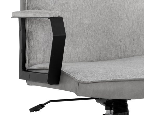 Swanson Office Chair Polo Club Stone / Bravo Metal - Image 4
