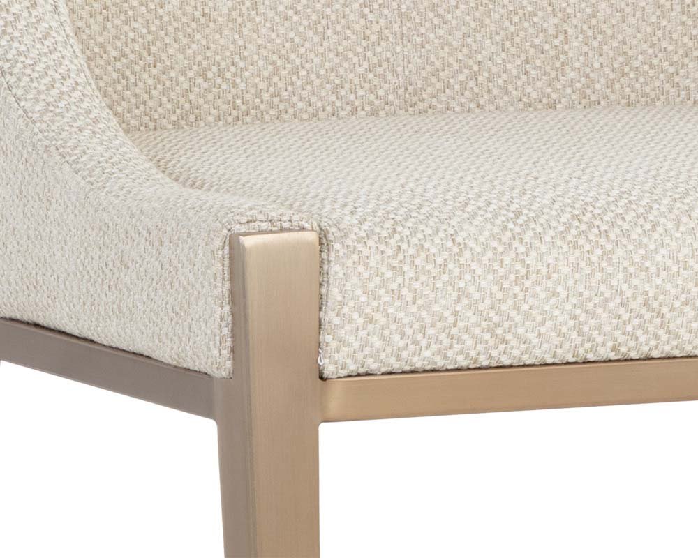Dionne Dining Chair Monument Oatmeal - Image 4