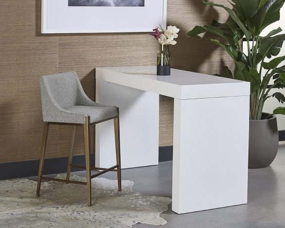 Dionne Counter Stool Monument Pebble - Image 3