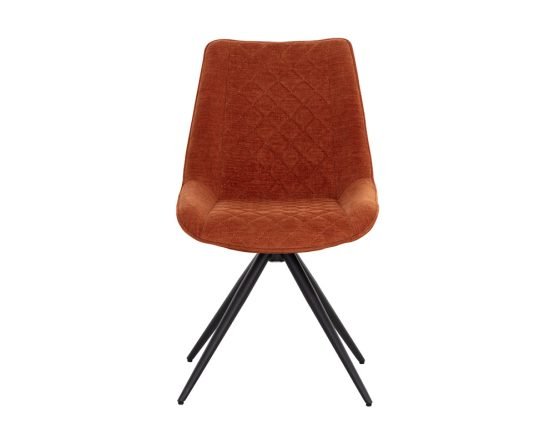Freya Swivel Dining Chair Danny Rust - Image 7