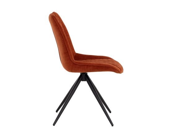 Freya Swivel Dining Chair Danny Rust - Image 8