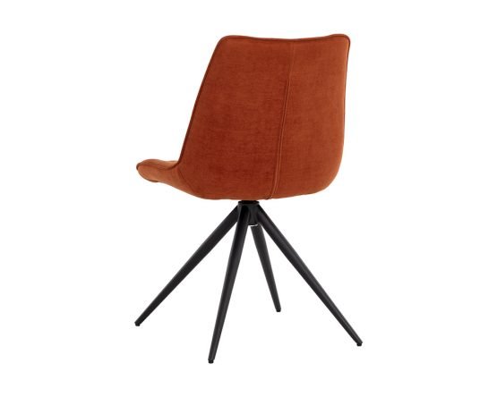 Freya Swivel Dining Chair Danny Rust - Image 2