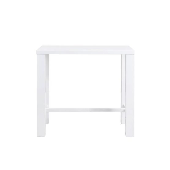 Abby Bar Table Top in High Gloss White - Image 5