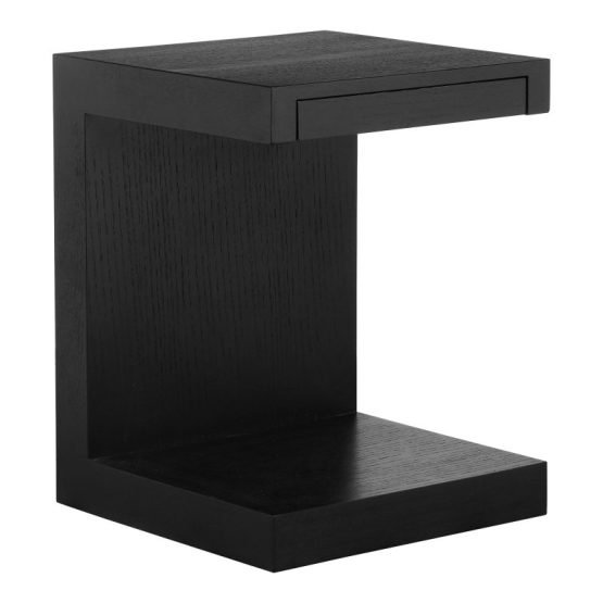 ZIO SIDE ACCENT TABLE OAK BLACK - Image 2