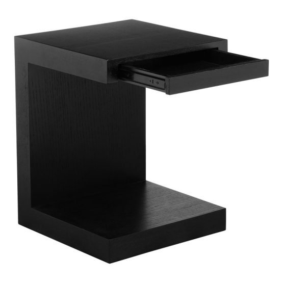 ZIO SIDE ACCENT TABLE OAK BLACK - Image 3