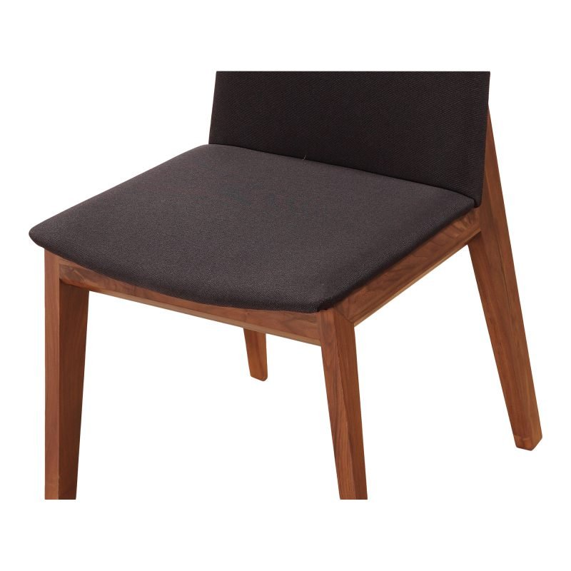 DECO DINING CHAIR- SET OF TWO BLACK - Image 4